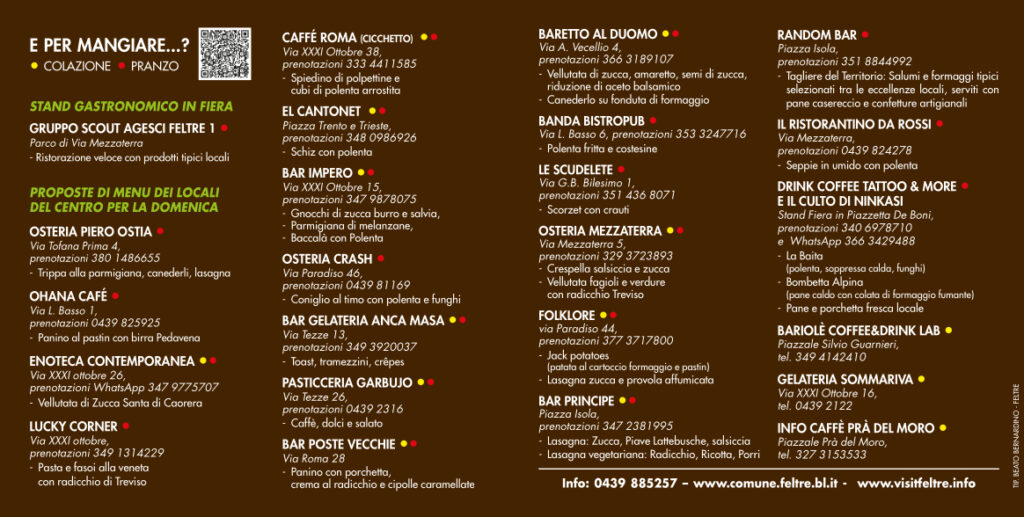 e per mangiare
