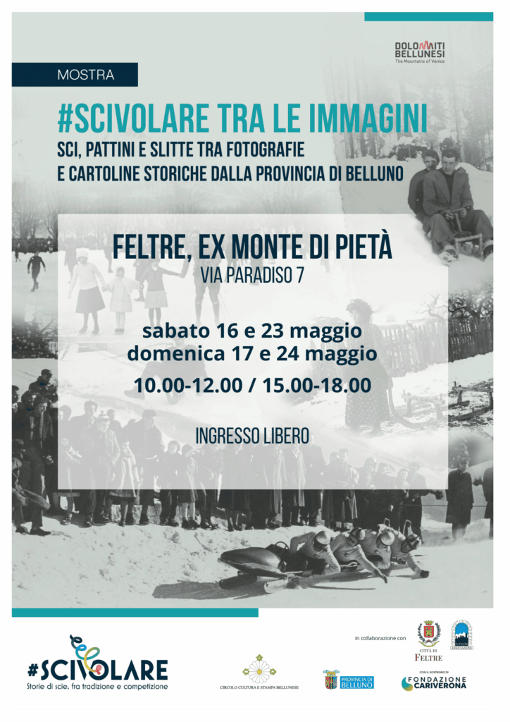 locandina mostra #scivolare FELTRE