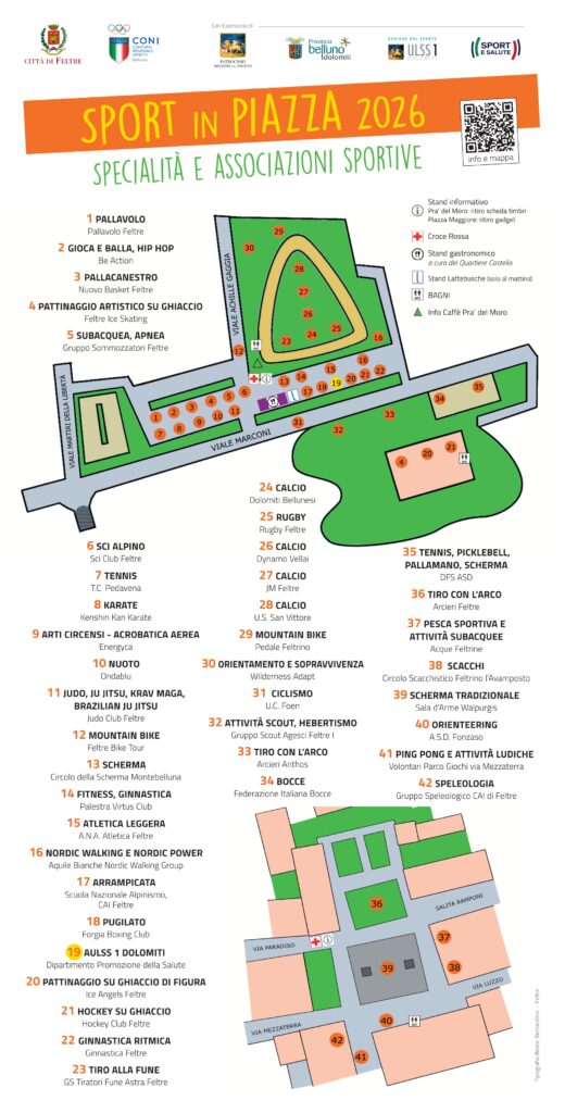 mappa x sport piazza