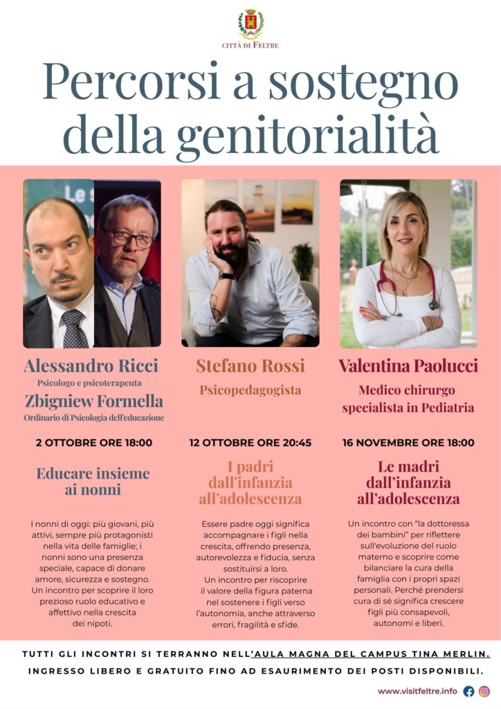 Locandina percorsi genitorialità